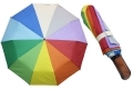 Oryginalna automatyczna krótka parasolka tęcza - 10 kolorów